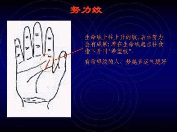 起名网 在线算命 手相图解 8)手相算命图解-创作纹 在无名指和小指指