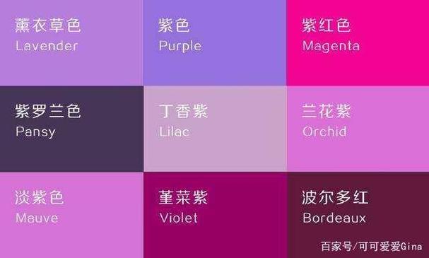 紫色是什么颜色调出来的